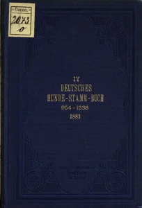 Deutsches Hundestammbuch Bd. IV (1883)