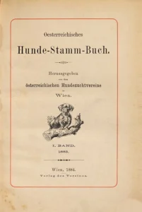 Oesterreichisches Hunde-Stammbuch, I. Band 1884