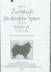 Zuchtbuch Band IX,1928